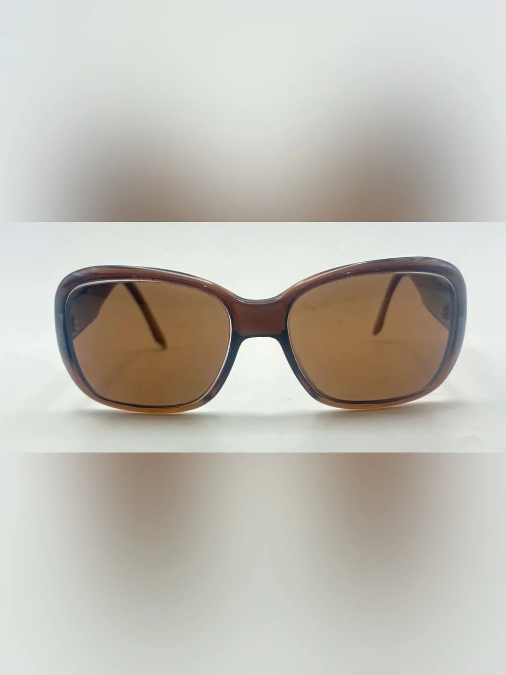 Guess Brown Oval Sunglasses Frames Only